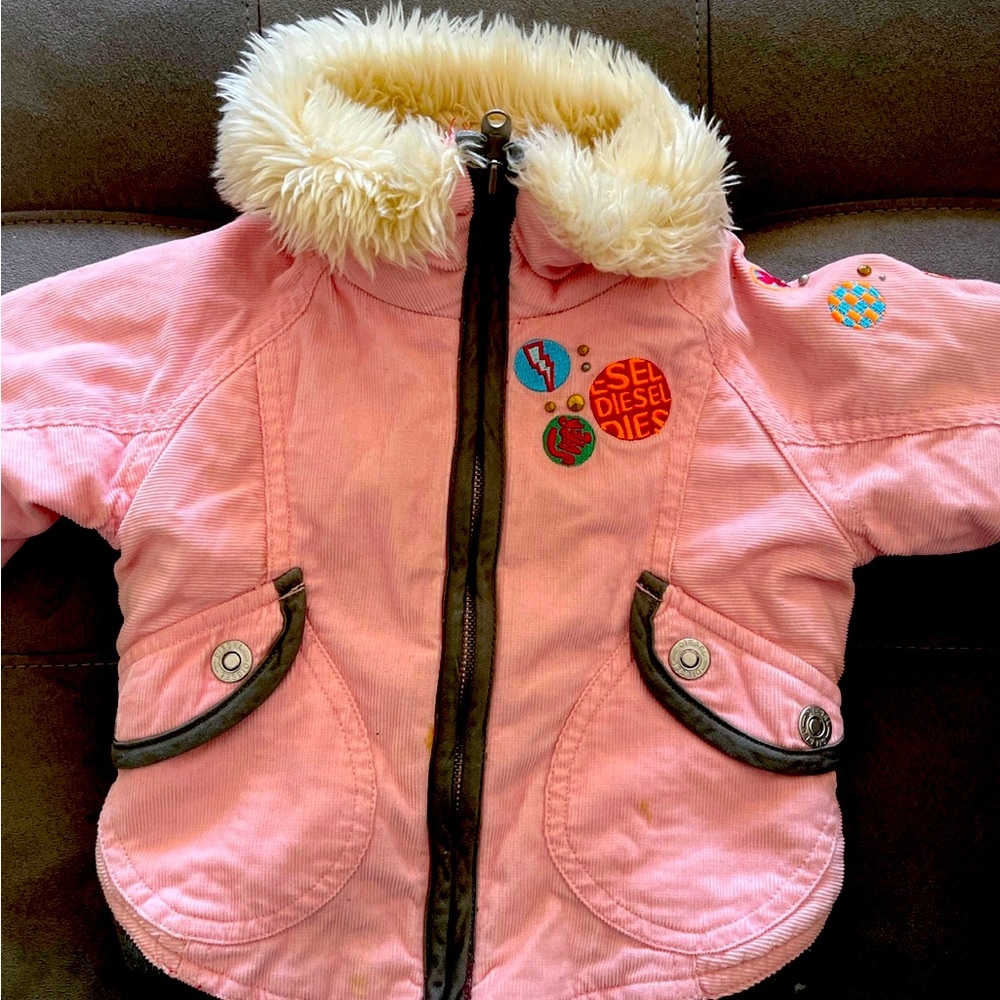 Diesel toddler coat size 12 months